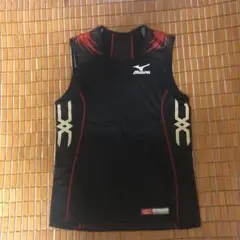 Mizuno 陸上用シャツ Lサイズ 黒/赤