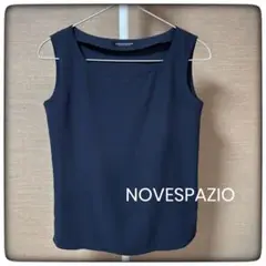 NOVESPAZIO ノースリーブ トップス ブラウス シャツ