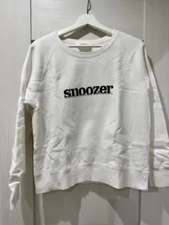 【DIGAWEL × SNOOZER】LOGO スウェット 白