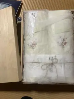 木箱入　絹謹製　匠のしるく　140㎝×200㎝　毛布　2枚入　寝具　布団