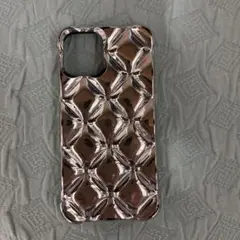 iPhoneケース シルバー ブラック