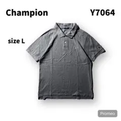 【即購入OK】champion 90’s 半袖ポロシャツ　サイズL グレー