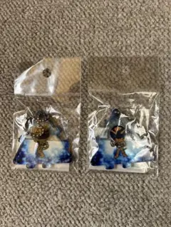 宇宙戦隊キューレンジャー　サソリオレンジ　天秤ゴールド　アクリルキーホルダー