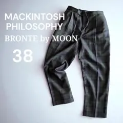 美品 マッキントッシュフィロソフィー ブラックウォッチ イージーパンツ 38