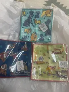 ディズニータオルハンカチ3枚セット