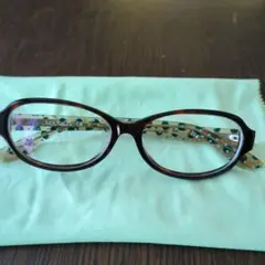 MAX&CO. ブラウンオーバルメガネ