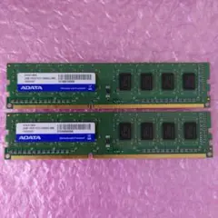 ADATA DDR3 2GB メモリ 2枚組