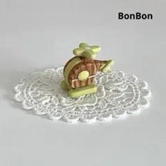 ヘリコプター　木のおもちゃ　フェーブ　フェーヴ　フランス　陶器　ミニチュア　置物