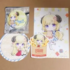 角巻わため ウェンディーズ コラボ 特典・缶バッジセット