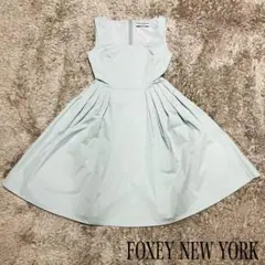 美品♡ FOXEY NEW YORK フォクシー ノースリーブ ワンピース 38