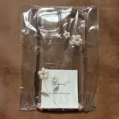 iPhone13 お花 ハードケース