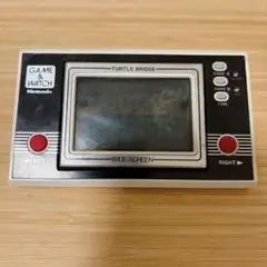 【希少液漏れなし】任天堂ゲームウォッチ　タートルブリッジ 任天堂 ゲームウォッチ TURTLE BRIDGE タートルブリッジ 美品