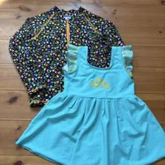 Nike 女の子用 ワンピース水着&ラッシュガード