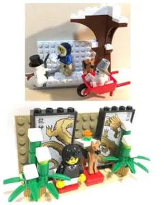 正規品LEGOパーツ オリジナル壁かけキーホルダーセット