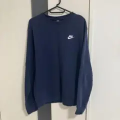 Nike ネイビー クルーネック トレーナー