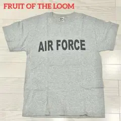USA古着 フルーツオブザルーム AIR FORCE Tシャツ グレー Mサイズ