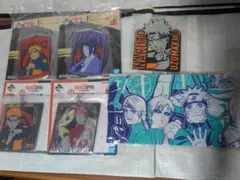 NARUTO-ナルト-疾風伝 人柱力＆尾獣 手ぬぐい 一番くじ ラバスト5種