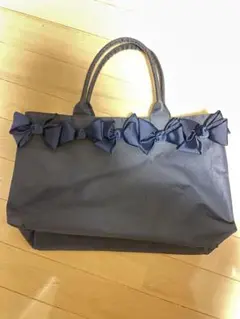 cocoonist リボンバッグ ネイビー