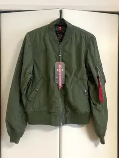 新品 ALPHA MA-1 レディース M オリーブ カーキ アルファ