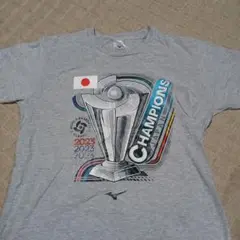Mizuno 2023年WBC優勝記念Tシャツ Mサイズ グレー