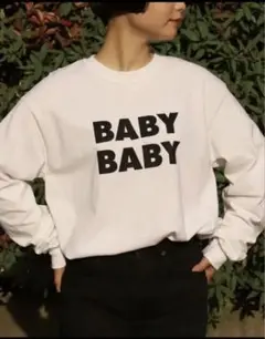 銀杏BOYZBOYZ × TANGTANG BABY BABY ロンT 白✕黒