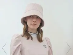 CELFORD GOLF ロゴプリントバケットハット