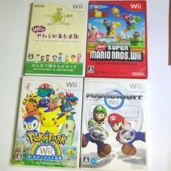 wii 4枚セット　マリオ系他