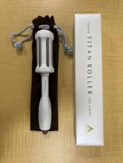 phiten ファイテン チタンローラー フェイスローラー 美顔ローラー リファ Amazon | phiten(ファイテン) チタンローラー モカ 特許取得