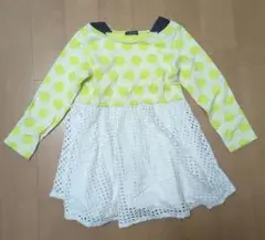 Caldia 120cm ドット柄 ワンピース