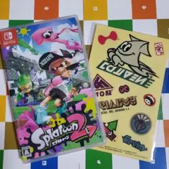 スプラトゥーン2 ケースのみ & 特典ステッカー