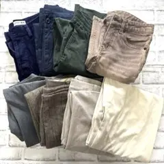 【まとめ売り8点】UNIQLO　レディース　ボトムス　長ズボン　春夏秋冬