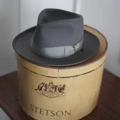 ステットソン　新品未使用　完売品　レア STETSON - ステットソン ビンテージ ハット 7 1/4の通販 by