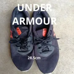 UNDER ARMOUR スニーカー 28.5cm 黒/オレンジ