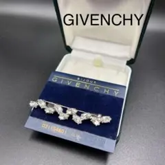 ジバンシー シルバー ストーン ブローチ