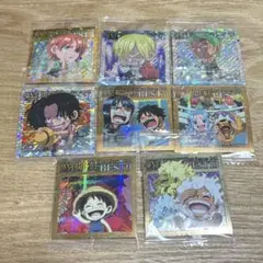 ワンピース シール 8枚セット　ウエハース　名シーン　log11