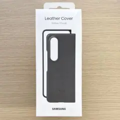 サムスン純正 Galaxy Z Fold4 レザーケース ブラック
