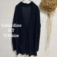 【ギャバジンケーティ】 9♪ レディース カーディガン 透け感あり ネイビー