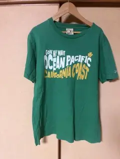 Ocean Pacific グリーン Tシャツ カリフォルニアコースト