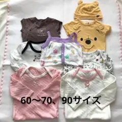 Disney h&m ベビー服 ロンパース 60-70、90 まとめ売り