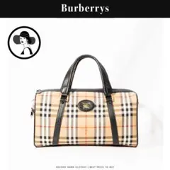 BURBERRY PRORSUM バーバリー ノバチェック ミニボストンバッグ