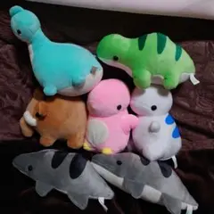 恐竜ぬいぐるみセット♥7匹セット