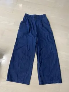 earth music&ecology ワイドパンツ デニム