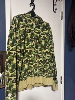 a bathing ape CAMO SHARK ZIP HOODIE