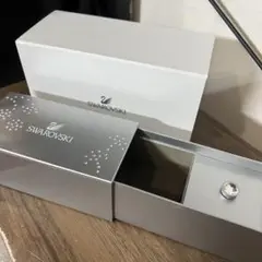 SWAROVSKI シルバーオルゴールボックス