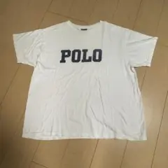 90’s USA製 Polo Ralph Lauren Tシャツ ホワイト ロゴ