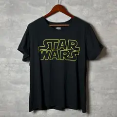 STAR WARS ロゴ Tシャツ ブラック XL スターウォーズ 公式