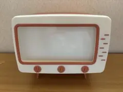 39サンキューマート テレビ型　ティッシュボックス　スマホスタンド　ピンク