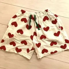 赤いハート柄 半ズボン
