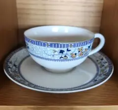 大正後期◆オールドメイトー(名陶硬質磁器)　金彩フチ リンゴザイン 器（うつわ） □美品 1920年前後(大正後期）！オールドメイトー(名陶硬質磁器