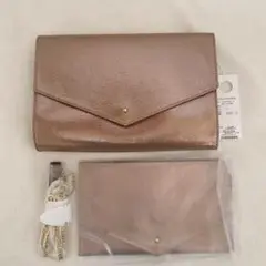 LAGUNAMOON LADYシャインクラッチBAG ゴールド